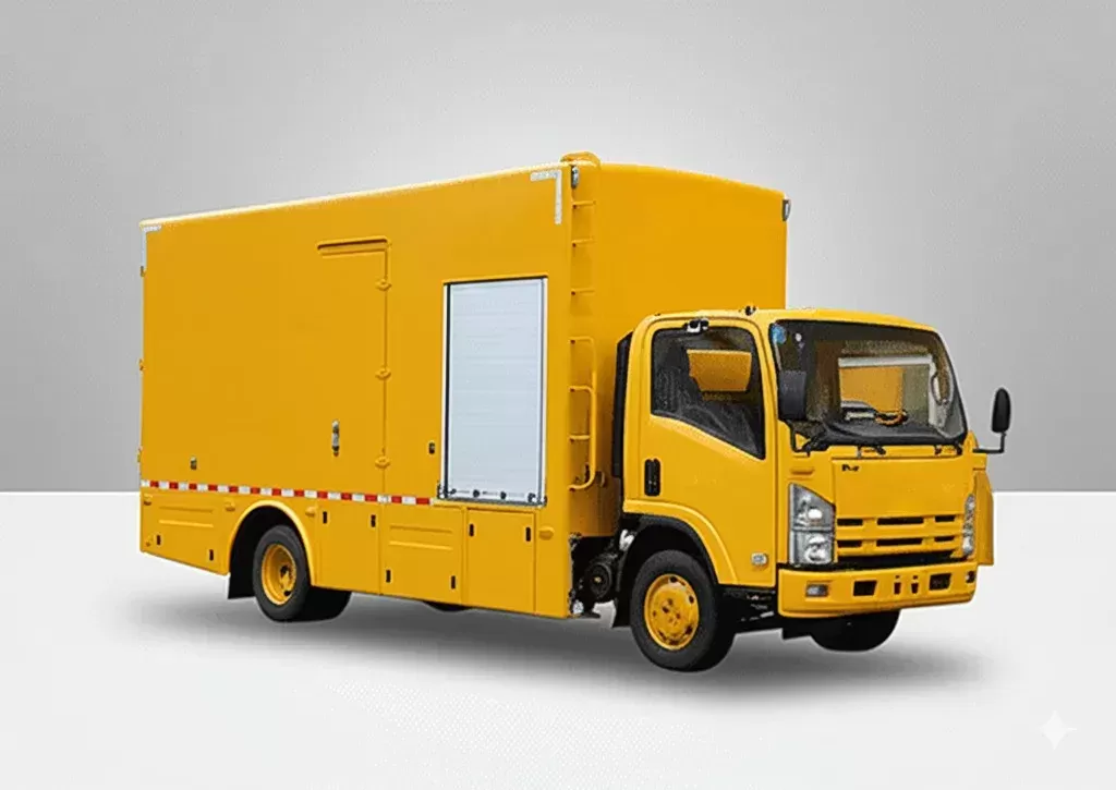 Cable Picking And Laying Vehicle